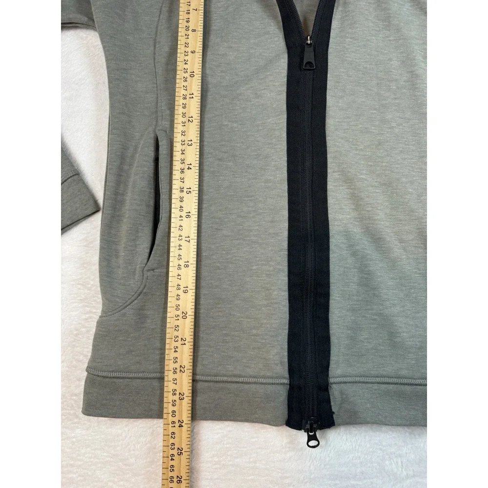 Jordan Dri-FIT‎ Hoodie Mens 2XL Gray Slim Fit Full Zip Jumpman Sweatshirt